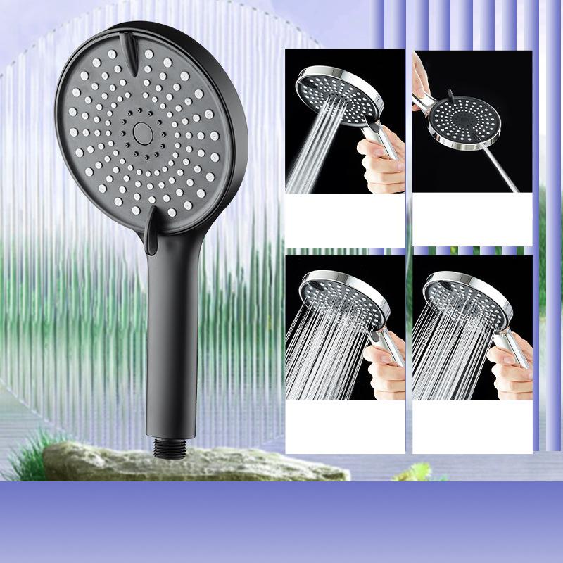 Hongdec High Pressure Handheld Shower Head Luxury Modern Chrome Look Bathroom Shower Head