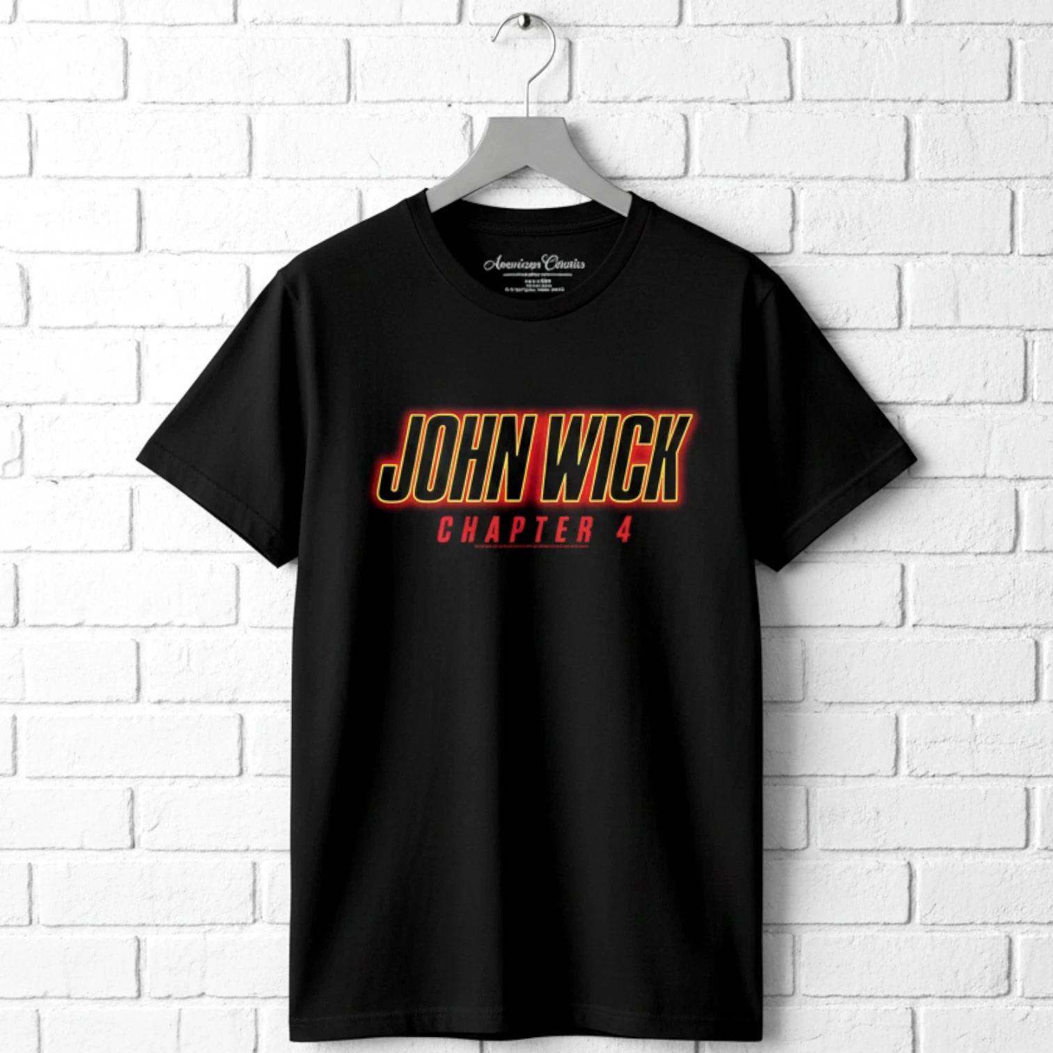 John Wick Chapter 4 Title Men s T Shirt S