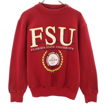 JANSPORTS 90s Made In USA Old College Long Sleeve Sweat Trainer S Red Men's Used