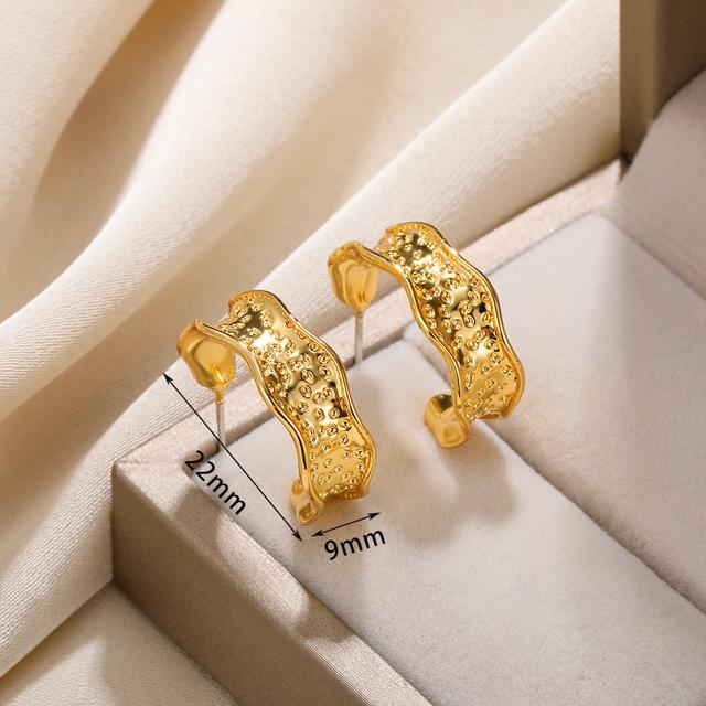 Классические серьги-гвоздики с листьями гинкго, простые серьги-гвоздики из нержавеющей стали золотого цвета для женщин, изысканные модные украшения для пирсинга, подарок для девочек
