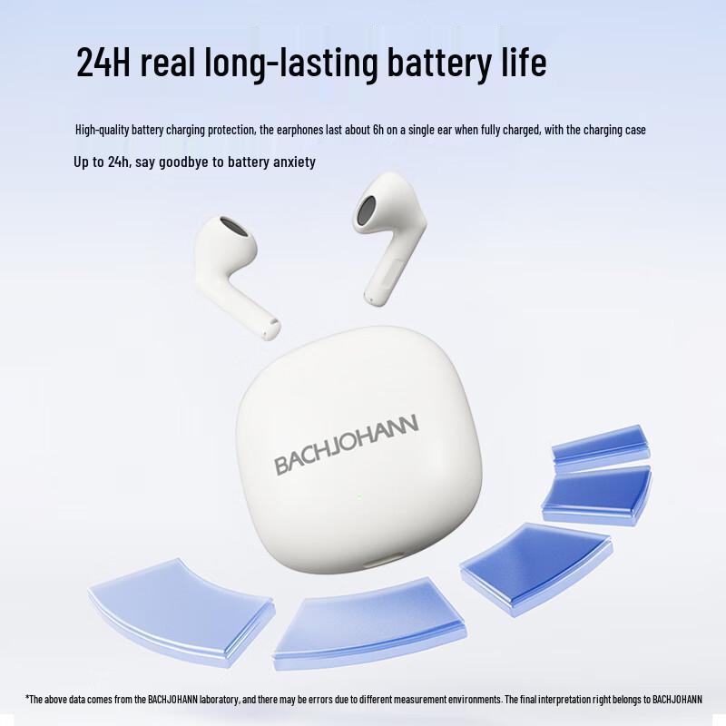 Bach Johann T2 True Wireless Semi-In-Ear Bluetooth Earbuds