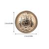 30Pcs Creative Zinc Alloy Metal Buttons Simple Elegant Design for Sewing DIY Clothing Decoration Coat Shirts Windbreaker Sweater