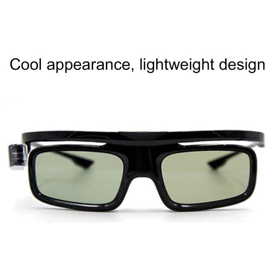 GL1800 3D Glasses Lightweight High-definition Image PC Black Active Shutter 3D Eyeglasses for DLP LINK 3D Projectors/TVs