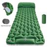 Single Outdoor Inflatable Sleeping Pad, 1-minute Quick Inflation, Essential for Camping and Picnicking, Foldable Moisture-proof Pad, Outdoor Equipment