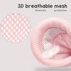 Baby-Badetuch-Stand Netz Rosa, Weiches Airnetz, 7,5x35x66cm