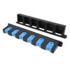 2Pcs Wall Mounted Fishing Rod Rack Orderly Storage Space Saving Anti Scratch Horizontal Fishing Rod Holder for Household