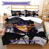 Billie Eilish Poster Bedding Quilt Set Quilt Cover Pillowcase Home Decoration Birthday Gift (1 * Duvet Cover + 2 * Pillowcase, Without Core)