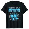 Funny Flat Earth Astronaut T Shirts Summer Clothing Style Loose Fashion Casual Funny Streetwear Short Sleeve Style Mens Clothing