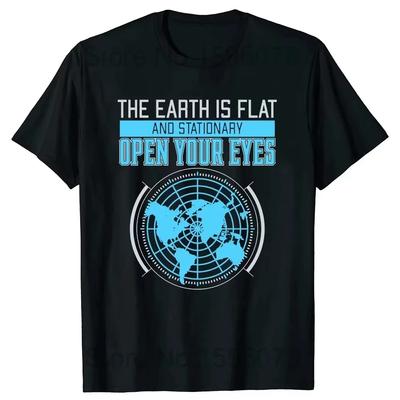 Lustige Flache Erde Astronaut T-Shirts Sommerkleidungsstil Locker Mode Lässig Lustig Streetwear Kurzarmstil Herrenbekleidung