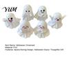 Small Halloween Figurines 6Pcs Ghost Figurine, Cute Pen Holder, Miniature Desk Decor, Funny Compact Holders for Pencil Stand Ornament, Creative Office