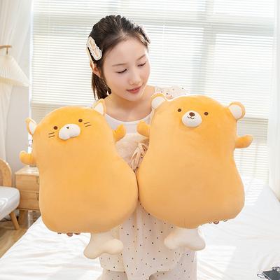 Creative Soft Chicken Thighs Cat Pillow Plush Toy Doll Bear Hug Bear Doll Home Pillow Ragdoll