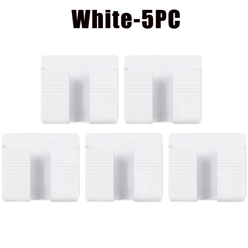 Smartphone Charging Station Wall Mount Multifunction Dock Storage Organizer Box Remote Control Holder Shelf Bracket Space