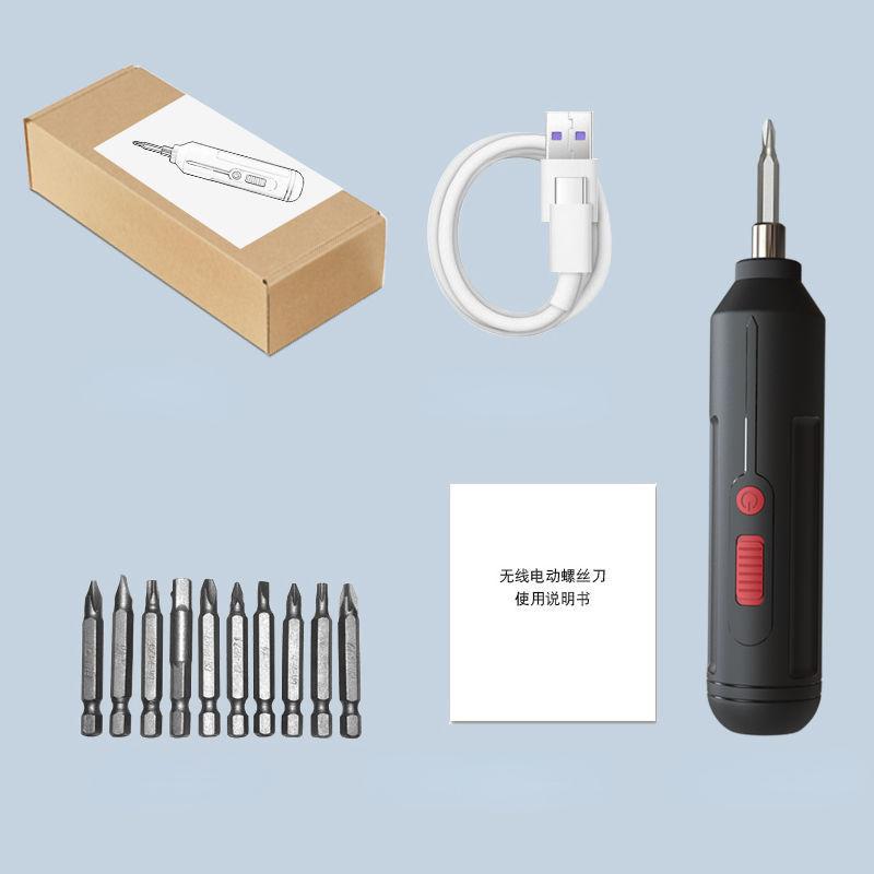 Mini Elektrikli Tornavida Seti USB Şarj Edilebilir Akülü Matkap Tornavidalar