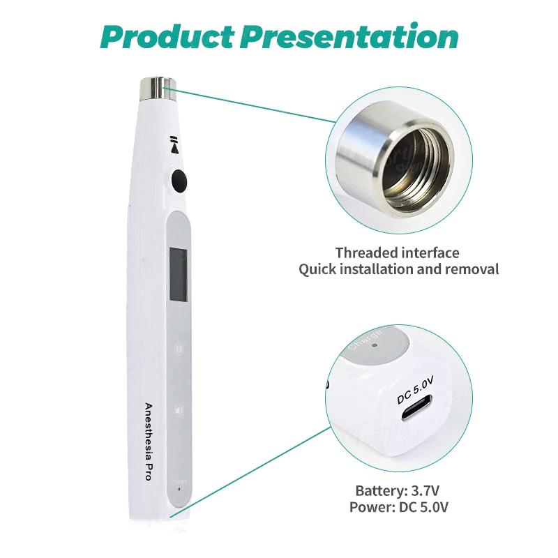 Niceden Portable LCD Display Dental Electric Painless Anesthesia Injector Pen Digital Anesthesia Syringe with Music