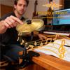 Mini Table Plate With Clip, Mini Table Drum For Music Lovers