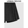 Women's Pleated Denim Skort