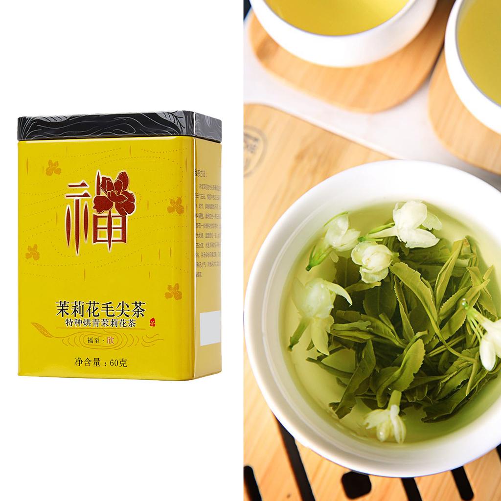 60g Natural Jasmine Tea Maojian Tea Chinese Green Tea for Morning Tea Afternoon Tea Gift