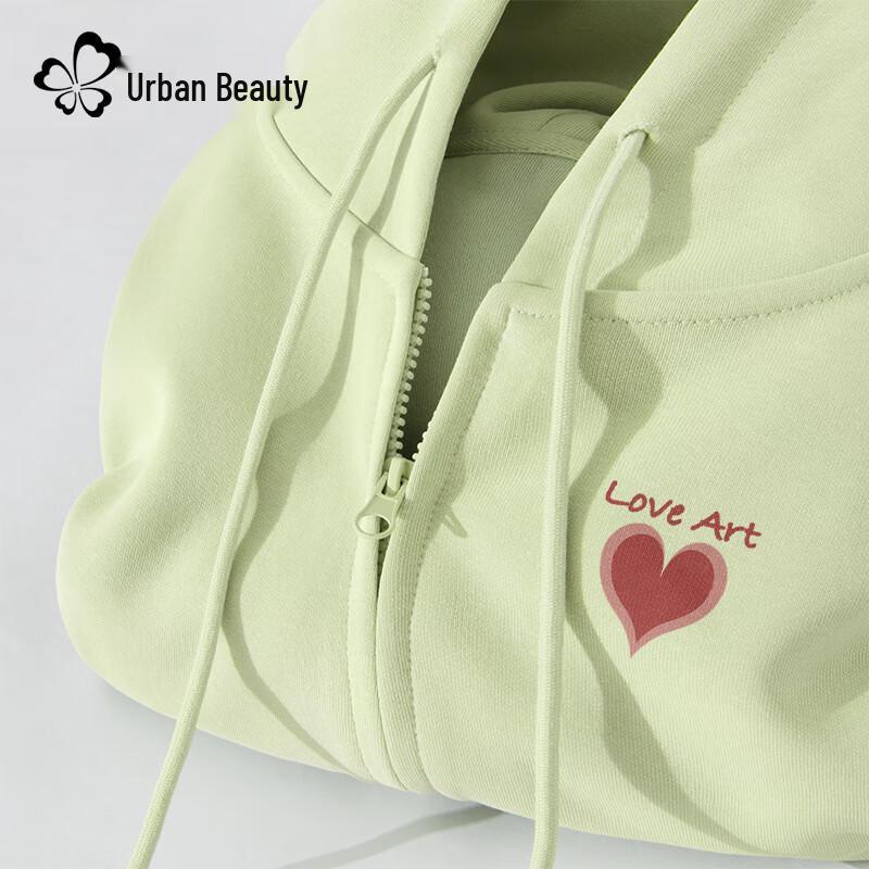 Dámská zkrácená mikina s kapucí na zip