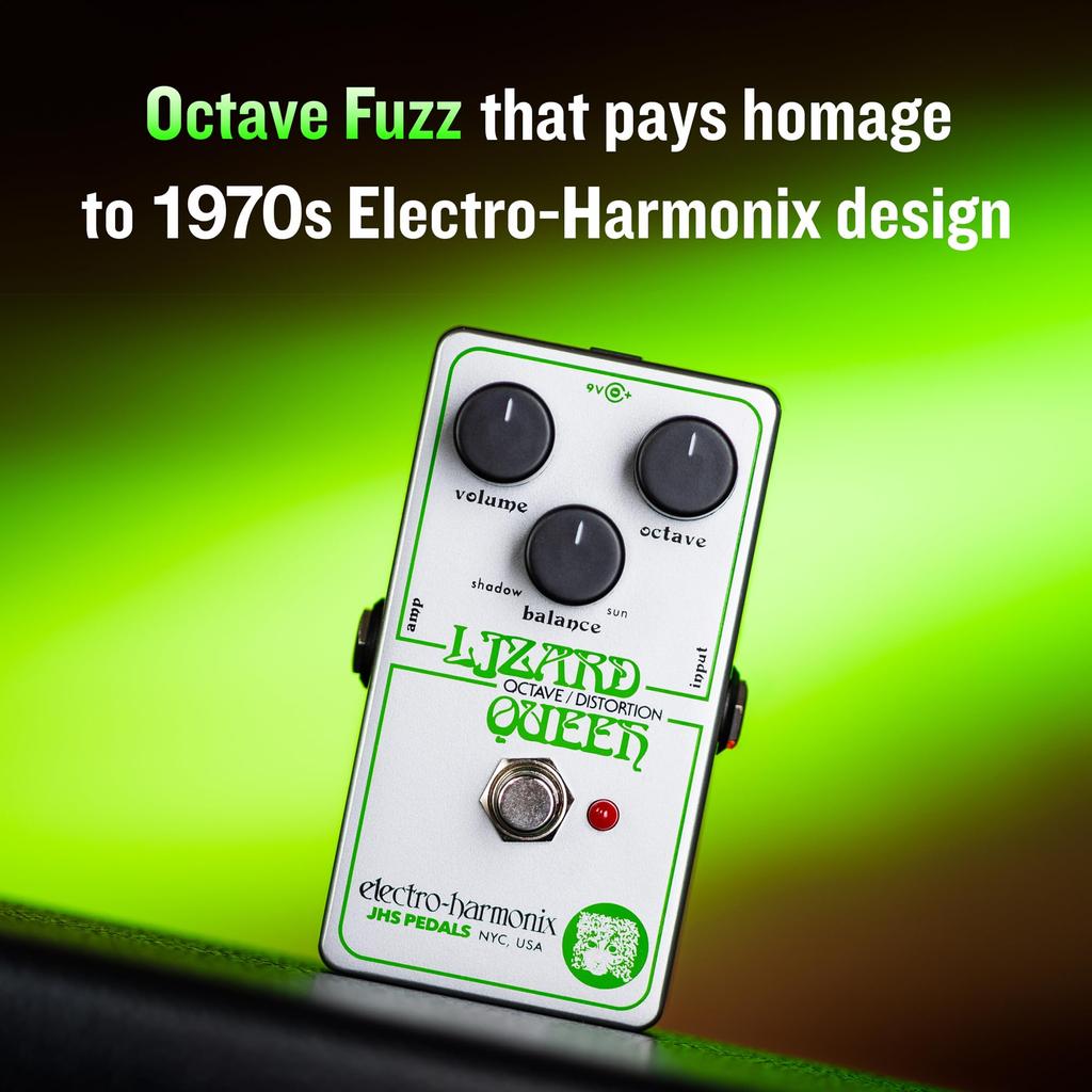 ELECTRO-HARMONIX Lizard Queen Octave Fuzz Guitar Effect Pedal