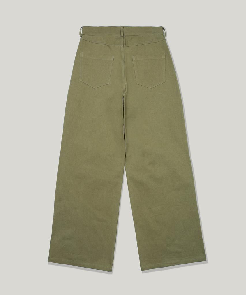 Peullojeulum Flare Button Pants [Khaki]