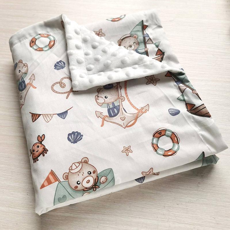 Coperta/Trapunta Rassicurante per Bambini in Cotone Twill a Doppio Strato