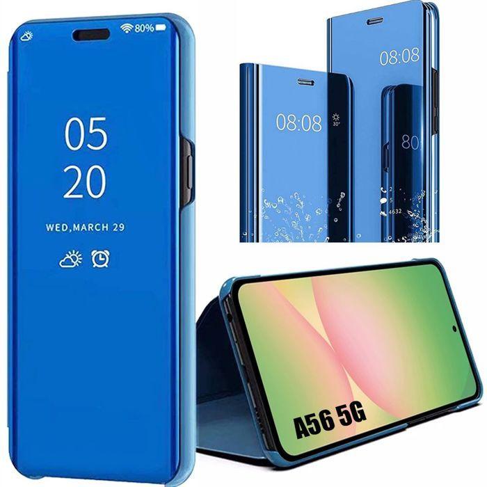 Protective Case - BOOLING - Samsung Galaxy A56 5G - Mirror Effect - Blue - Shockproof