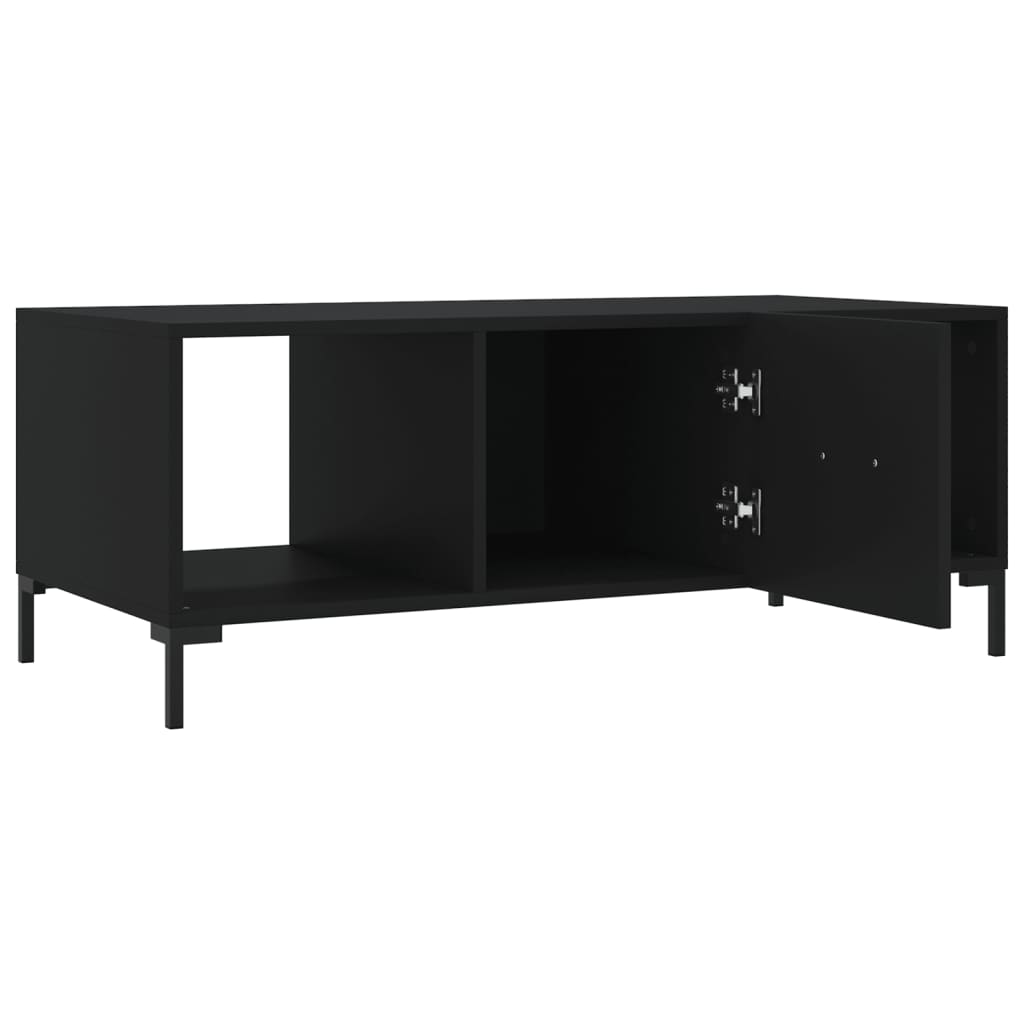  Coffee Table, Black, 102x50x40 Cm, Wood-based Material
