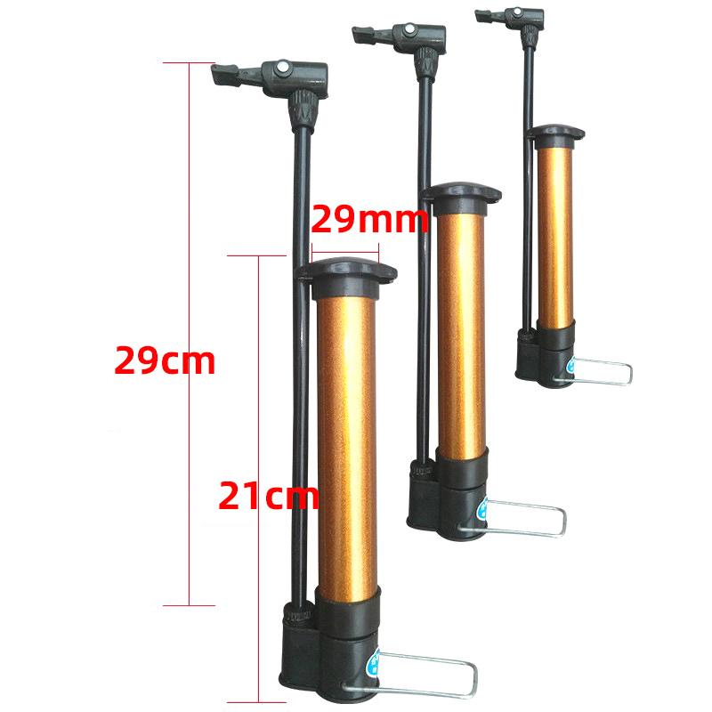 

1PC Portable Bicycle Pump 80 PSI Bike Manual Air Pump Balloon Tire Inflator Schrader Valve Floor Pump Cycling Accesories