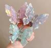 Butterfly Hair Claw for Women Acrylic Handmade Back-of-Head Shark Clip Hair Accessories