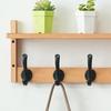 Wall Mounted Coat Rack with Shelf Rustic Wooden Wall Shelf with 11 Hooks Mail Holder 4-in-1 Entryway Organizer Key Hanger for Living Room Bedroom