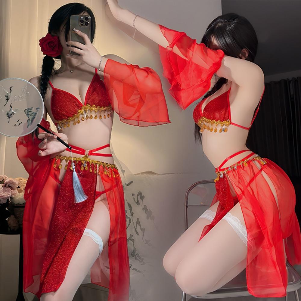 Domila Guochao Ancient Style Exotic Style Dunhuang Feitian Dance Clothing Sex Underwear Free Sexy Pajamas