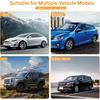 Car Windshield Snow Ice Cover, Magnetic Windshield Cover for Ice and Snow with Side Mirror and 5 Layers Protection, Windshield Sun Shade Foldable or