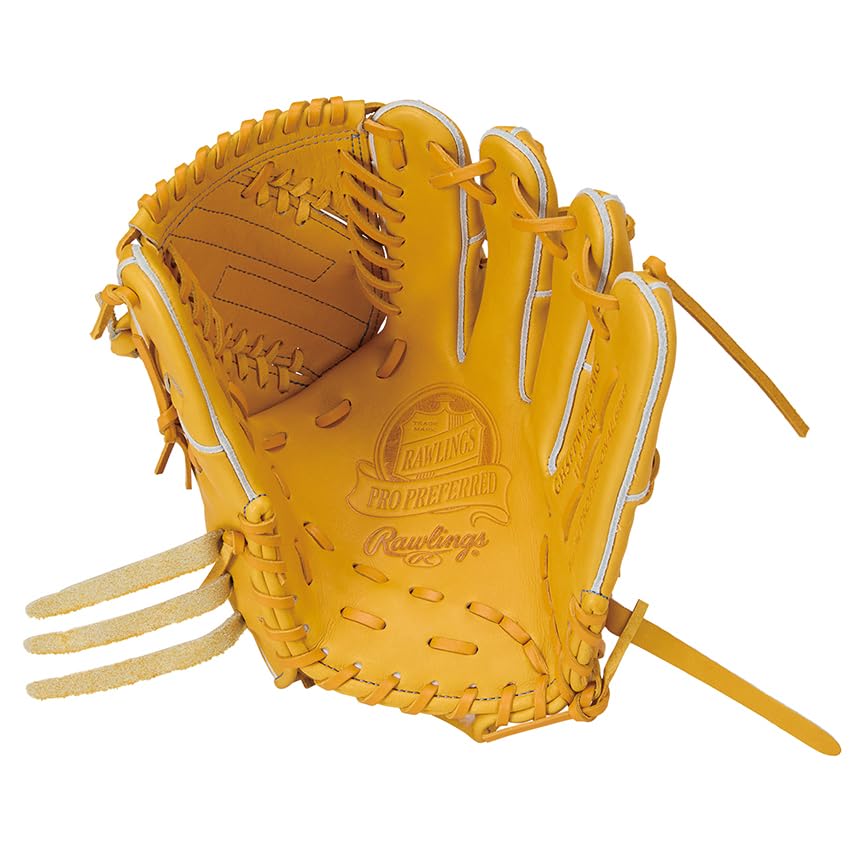 Rawlings PRO PREFERRED Wizard Baseball Gold Throw #02 Glove, Hardball, GH5FPW2A15MG, Pitcher's, Tan, 11.75 Inches, Right-Handed