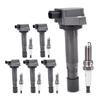 UF624 Ignition Coil & 97390 Double Iridium Spark Plug for 10-13 Acura MDX, 13-15 RDX.