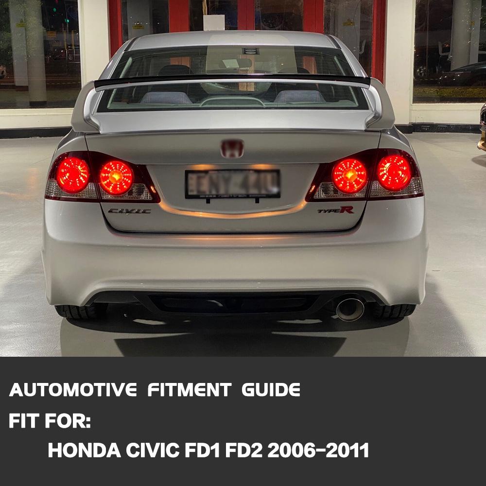 

For 2006-2011 Honda Civic FD1/FD2: Taillight Assembly with Turn Signal and Brake Light Cover Inner Right Taillight 34151-SM3-013