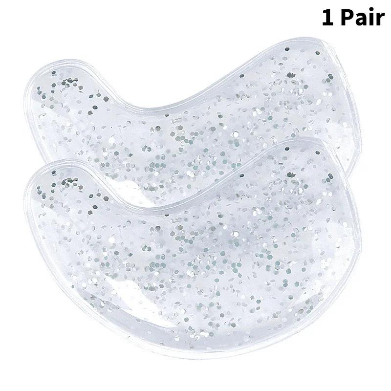 Gel Eye Bag Patch Reusable Gel Eye Ice Pack Hot Cold Eye Patches Reusable Gel Eye Cooler Heater Patches Relieves Puffiness