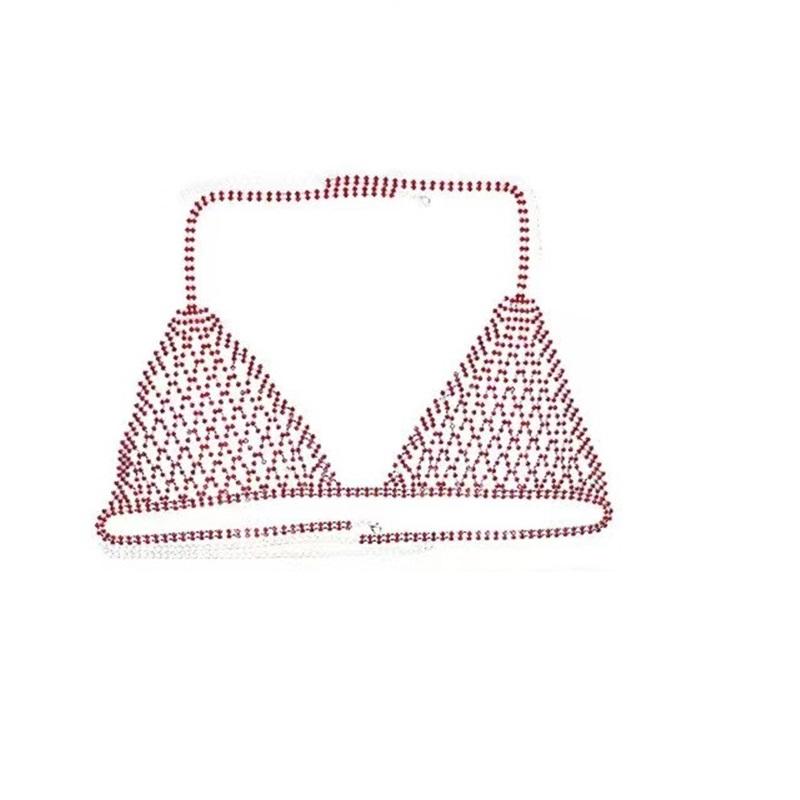 Fine Jewelry Body Chain Bra and Panties Bikini Set Summer Chest Sexy Underwear Women Rhinestone Body Jewelry