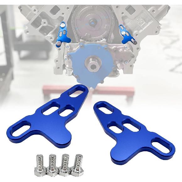 Oil Pump Alignment Tool Kit, Billet Aluminum Cam Swap Guiding Tool for Gen V LT1 LT4 LT5 L83 L86 L87 Engines (Red)