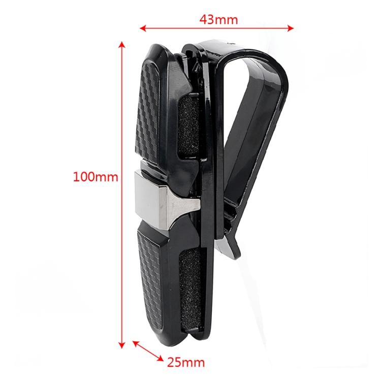 Vehicle Mounted Glasses Clip Car Eyeglass Bill Holder, Blister Package