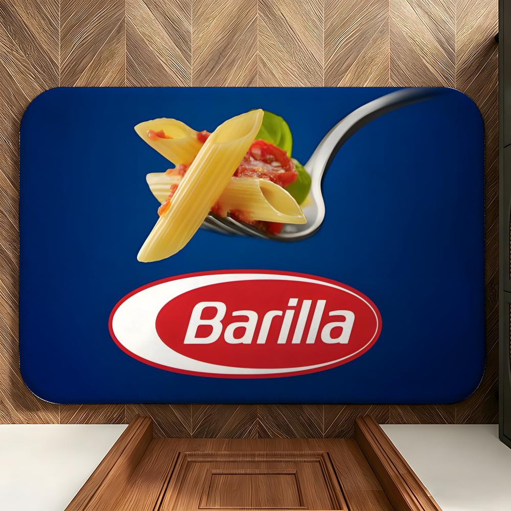 Dywanik podłogowy Food B-Barilla Miękki flanelowy wycieraczka przed drzwi antypoślizgowa chłonna dywanik do łazienki sypialni