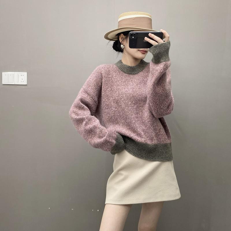 Qinghe 100% Kašmírový Dámský Svetr - Ultra Měkký Luxusní Zimní Pulovr