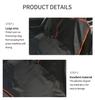 Dog Car Seat Cover Oxford Waterproof Scratchproof Hammock Protector for Pets Durable Back Seat Cover for Cars Trucks SUVs