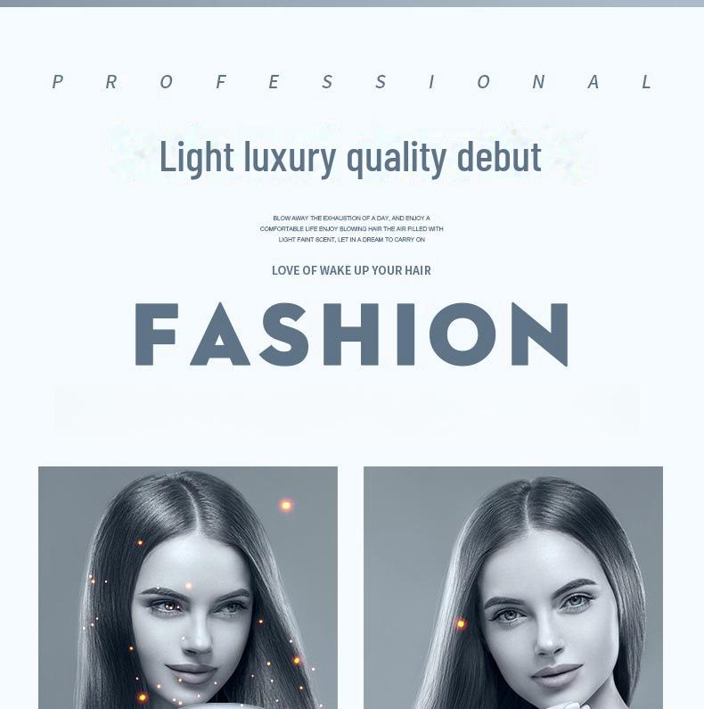 High-Power Hair Dryer with Blue Light for Home or Dorm Use