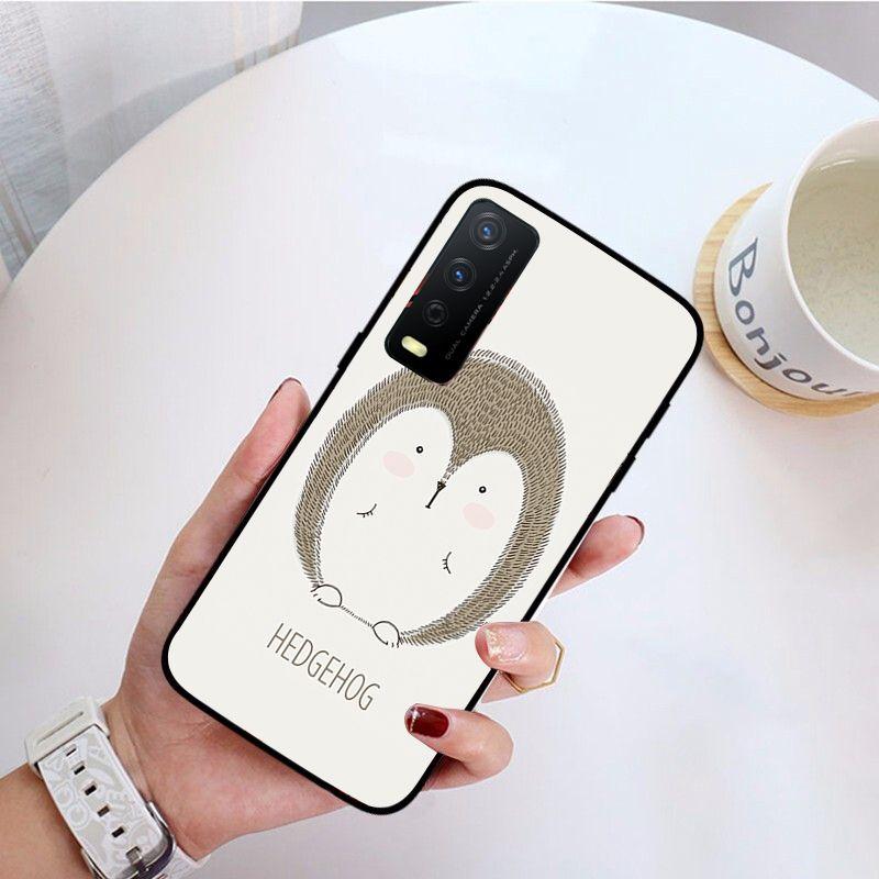 

Ежик едет на велосипеде милый в чашке животное искусство для vivo Y31 Y30 Y33S Y11S Y12S Y17 Y20 Y21S Y1S Y53S Y15 Y19 Y91C V23 чехол coque VIVO V23 5G