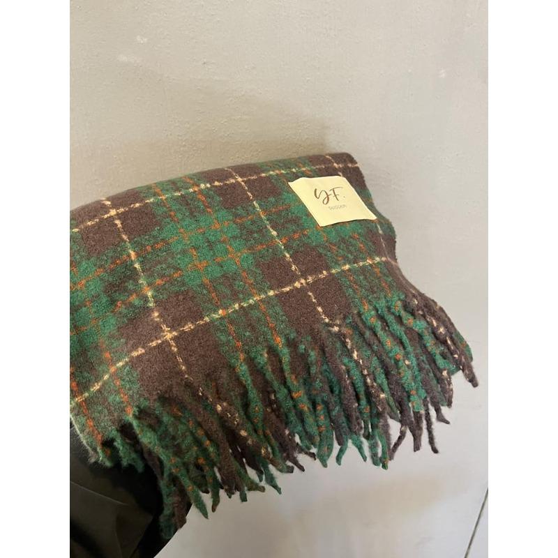 Autumn and Winter Atmosphere Imitation Cashmere Scarf for Women Warm Retro Student Long Shawl Korean Ins Cold Protection Scarf for Men