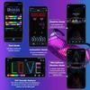 LED Glasses Bluetooth Application Programmable Display Screen RGB Light, Suitable for Gatherings, Parties, Christmas Holidays