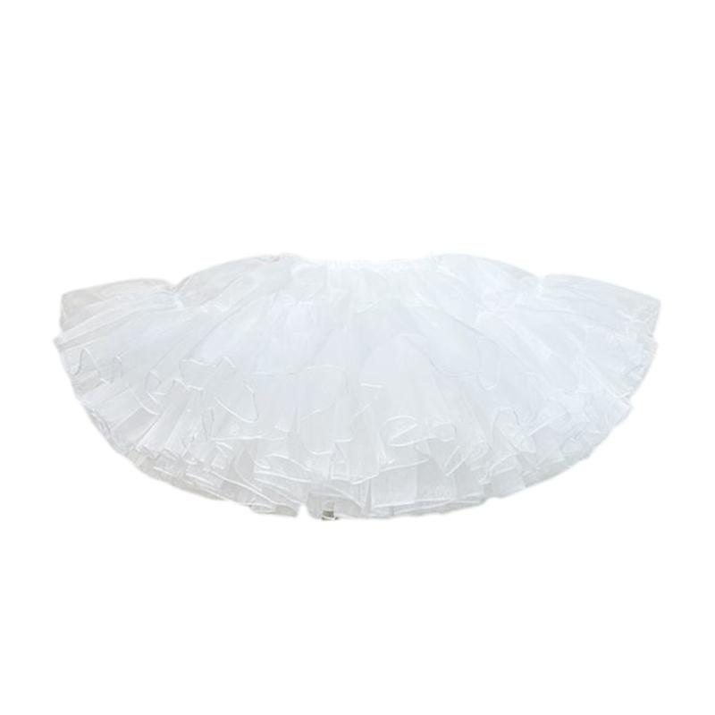 

Adjustable Cosplay Petticoat Cosplay Spandex Underskirt Durability Petticoat for Theme Parties S белый