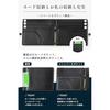 GRAV Mens Two-Fold Money Clip Genuine Leather Slim Lightweight Coin Pocket Compact (Wallet Integrated Type Black)