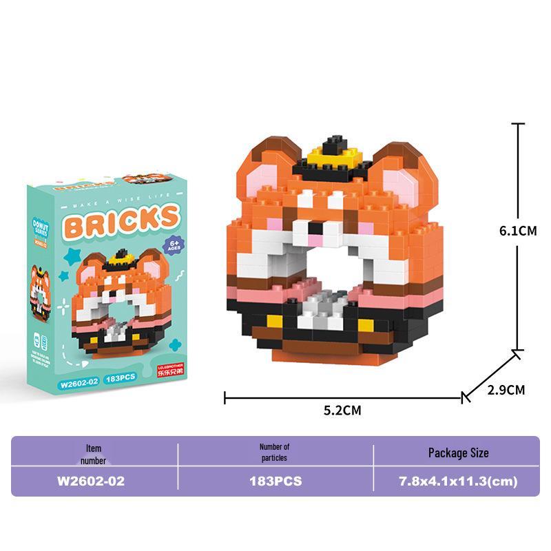Lele Brothers Micro Building Blocks - Educational Small Animal Sets for Kids, Compatible with Lego, Boys' Toy Gifts