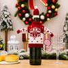 Knitted Bottle Cover Christmas Snowman Designs Champagne Decoration Practical Protective Sleeve For Wine And Gifts
